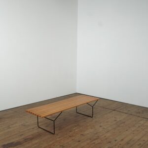 Harry Bertoia slatted bench for Knoll