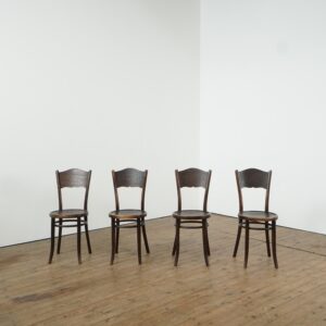Set of 4 early Thonet chairs