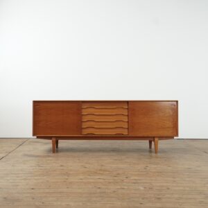 Teak modernist sideboard by Henry Rosengren Hansen
