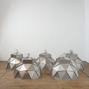 5 pieces of industrial lighting by Romy Kühne model Dark at Night Apollo (sold separately)