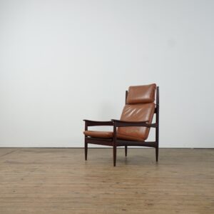 Leather Mid-Century armchair