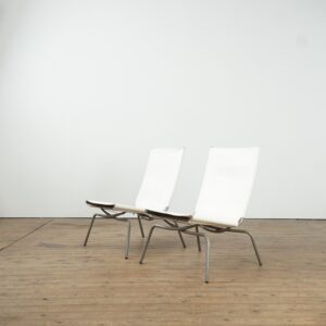 Set of two Fabiaan Van Severen crossed legs easy chairs