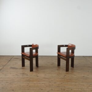 Set of two Italian armchairs