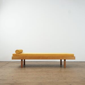 Mid Century daybed with new velvet fabric