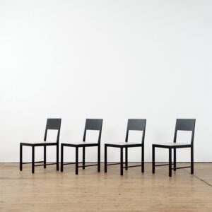 Set of 4 post modern chairs for Camerich