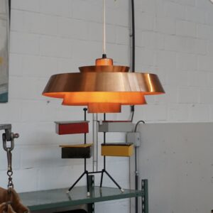 Copper Nova lamp by Jo Hammerborg for Fog & Morup