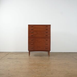 Borge Mogensen Biggest "Tallboy" chest of drawers in teak wood for Søborg Møbelfabrik