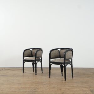 Set of Art Nouveau armchairs model 716/F by Gustav Siegel for Jacob & Josef Kohn