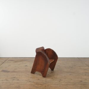 Brutalist sculptural armchair