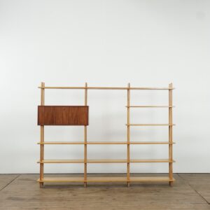 Stick cabinet, bookcase by Wilhelm Lutjens for C. den Boer