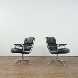 Two Lobby chairs by Eames for Herman Miller model ES 105