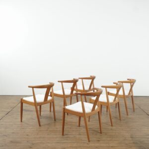 Set of 6 armchairs by Dyrlund