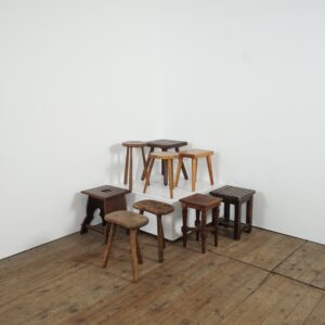 Collection of wooden stools (sold separately)