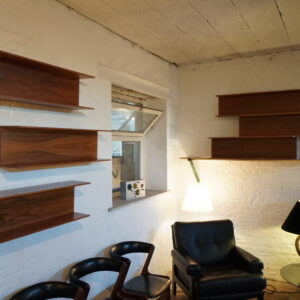 Walter Wirtz shelves for for Wilhelm Renz in teak wood