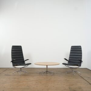 Set of two armchairs and coffee table by Jens Amundsen for Fritz Hansen (sold separately)
