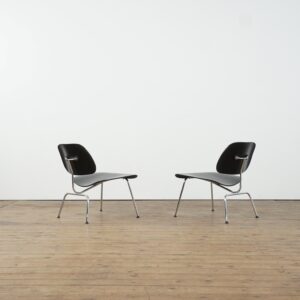 Set of two Eames easy chairs model DCM