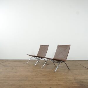 Set of two Poul Kjærholm PK 22 chairs