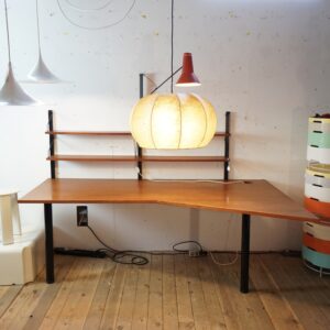 Poul Cadovius shelves with matching desk
