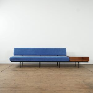 Modernist sofa with coffee table by Florence Knoll